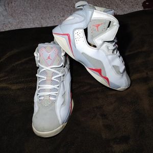 Jordan True Flight GS 'White Infrared' 343795-124 size US7Y